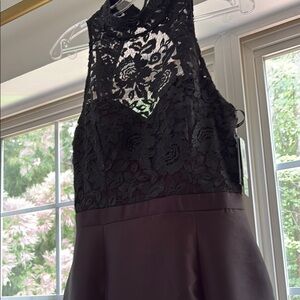 Elegant Black Lace Dress